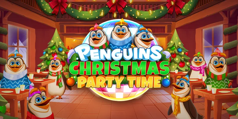 Penguins Christmas Party Time